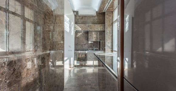 Kitchen Renovation - Modern Kitchen Interior Design with Tiles