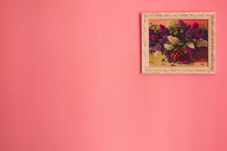 Wall Art - Pink and Yellow Flower Painting