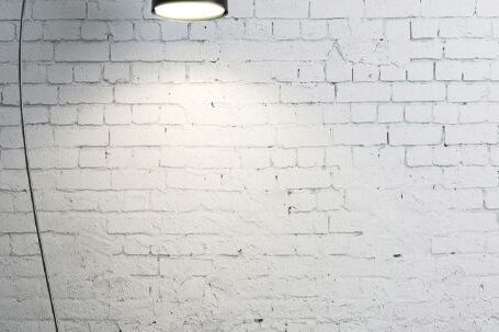 Lighting - Turned on Black Torchiere Lamp
