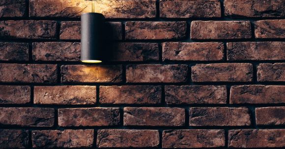 Lighting - Tubular Black Sconce
