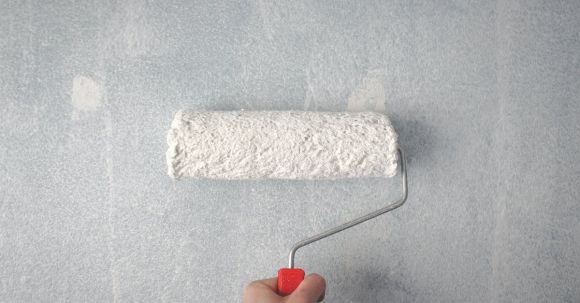 Wall Painting - Person Holding Paint Roller On Wall