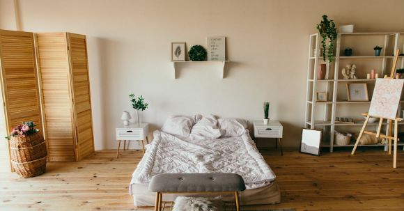 Room - Bedroom Area With No People Inside Building