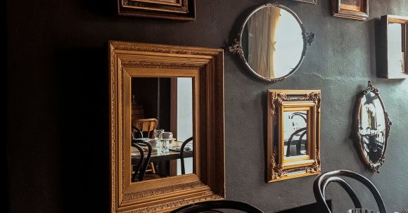 Interior Design - Framed Mirrors on Wall