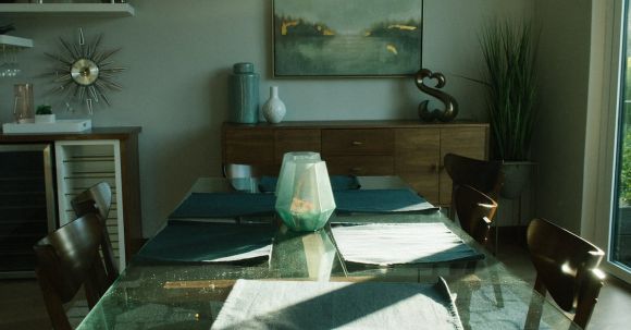 Furniture - A photograph of a dining room