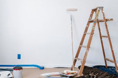 Room Makeovers - Brown Wooden Ladder Beside Painting Materials
